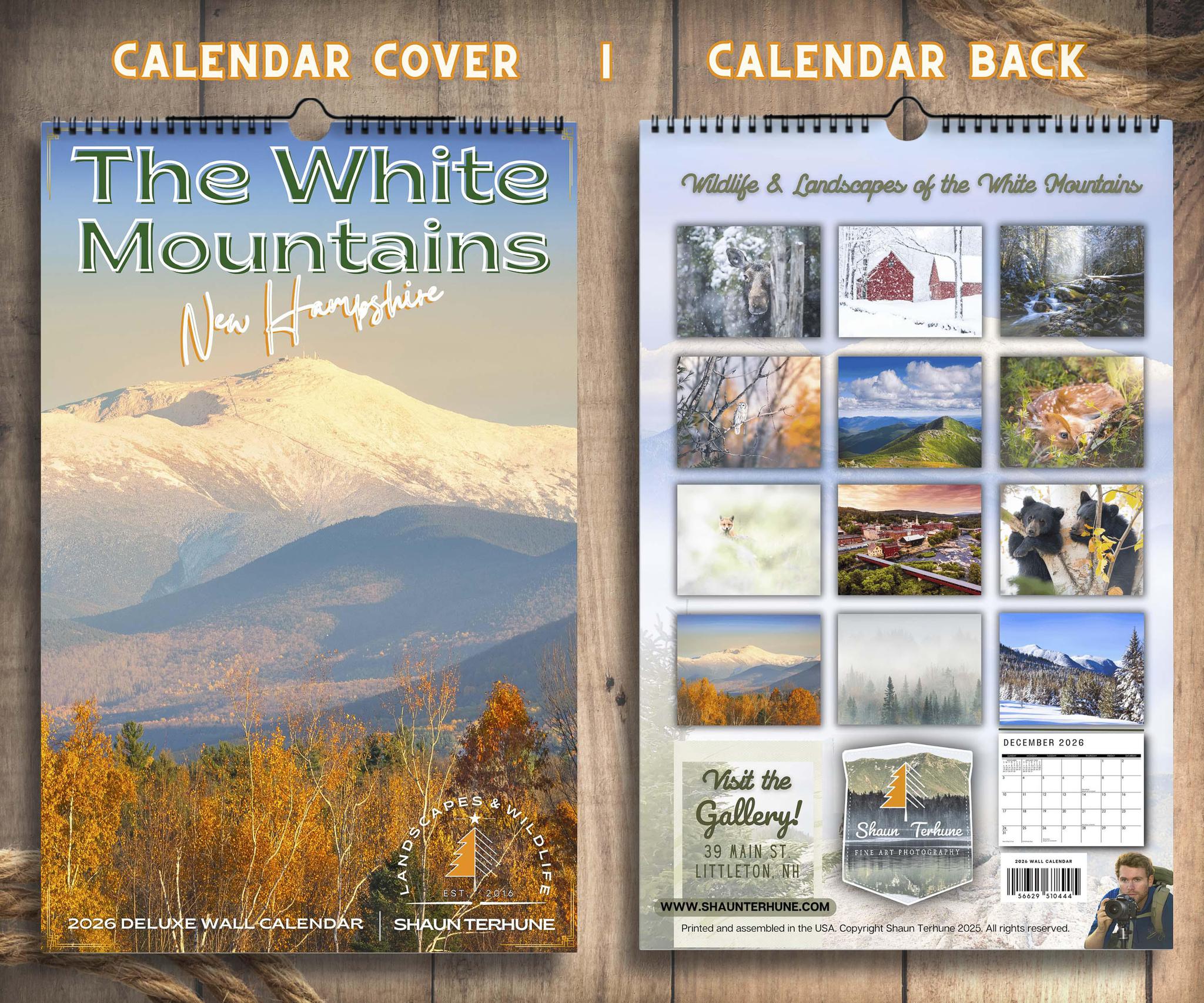 2026 Shaun Terhune Wall Calendar